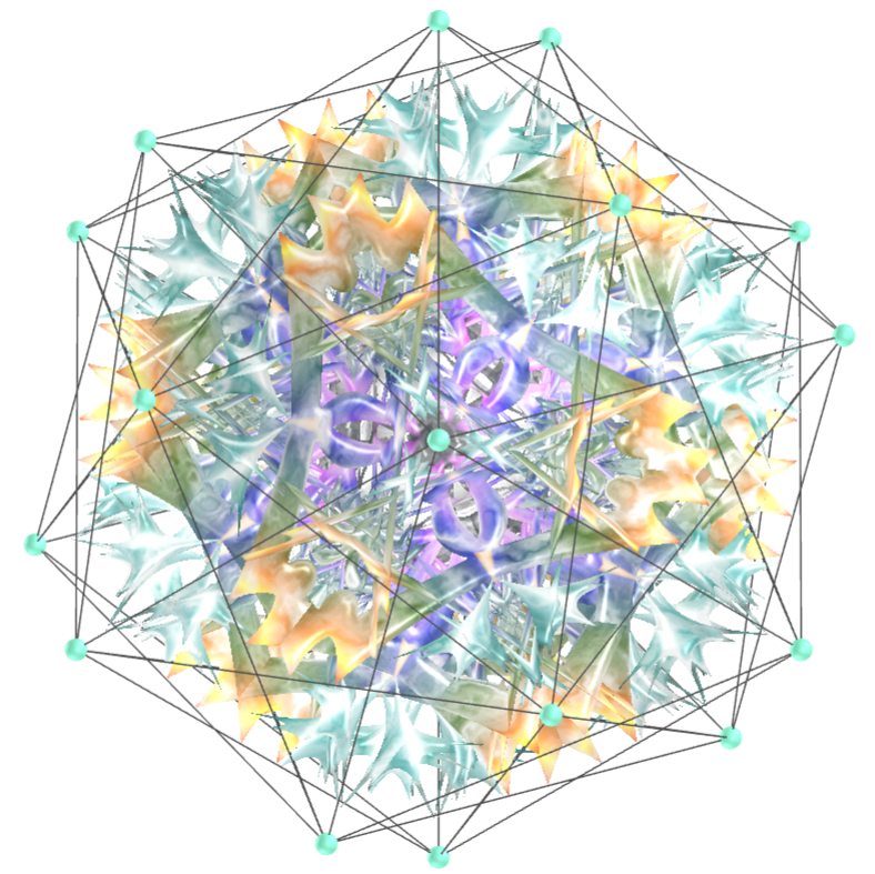 Tesselação de mandala pentagonal