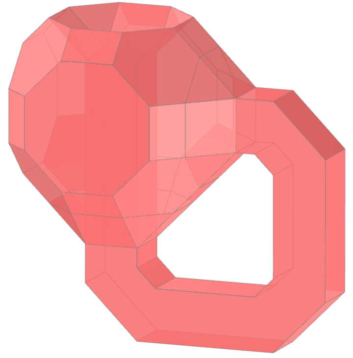 Truncated cuboctahedron Klein bottle