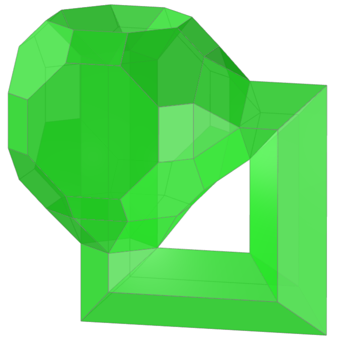 Truncated cuboctahedron Klein bottle