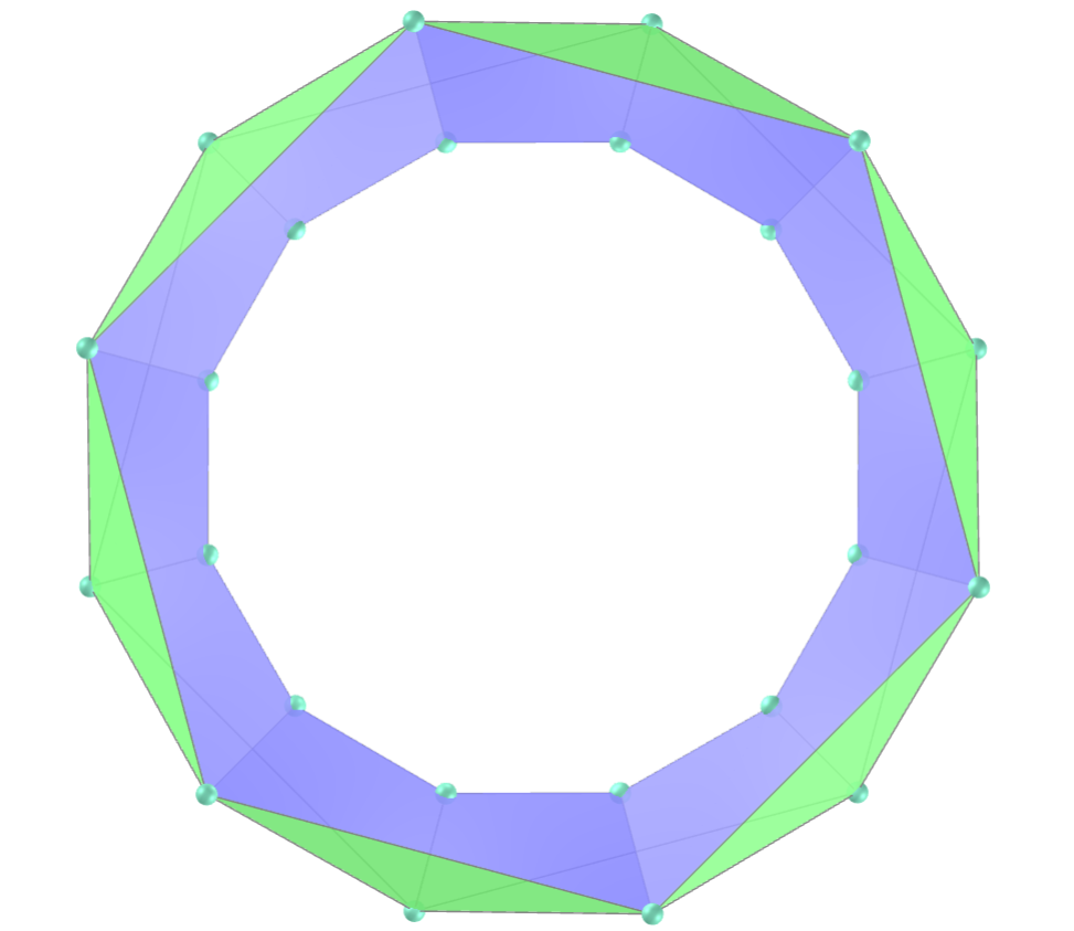 Hexagonal Antiprism Trapezohedron Toroid