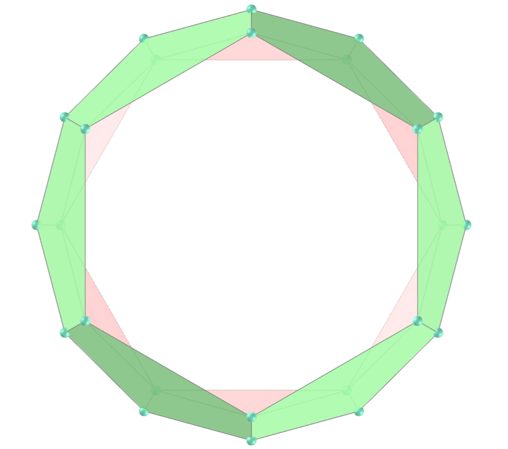 Hexagonal Trapezohedron Antiprism Toroid