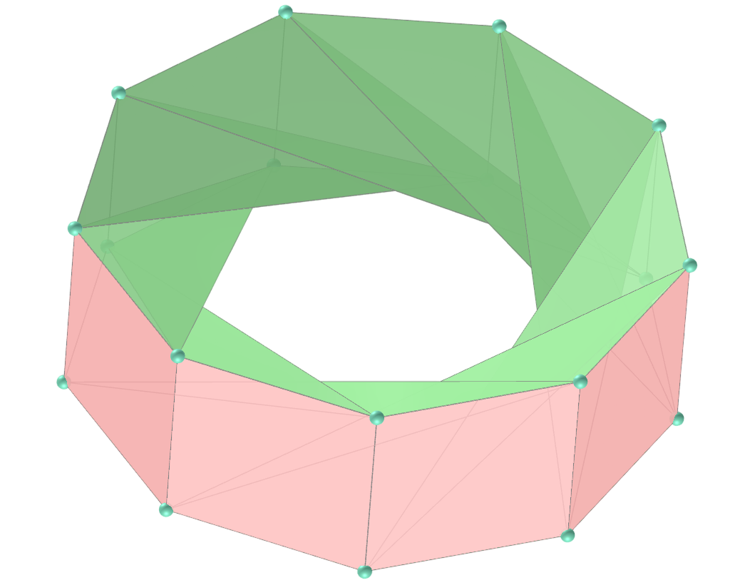 Toroide de íris eneagonal