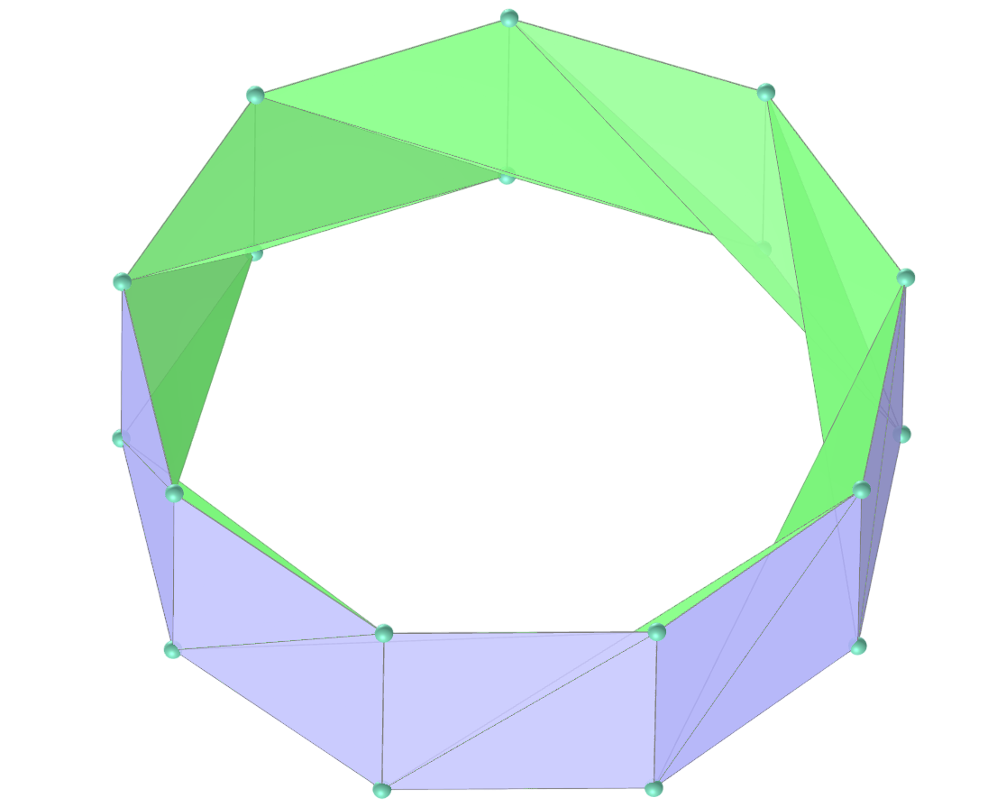 Toroide de íris eneagonal