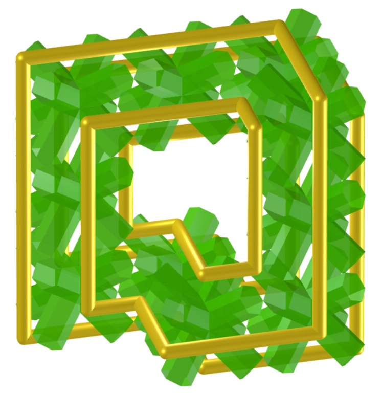 Möbius and Vélez-Jahn Toroid of Octahemioctacron