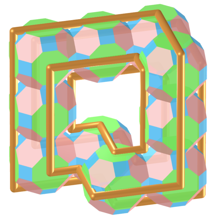 Möbius and Vélez-Jahn Toroid of Truncated Cuboctahedron