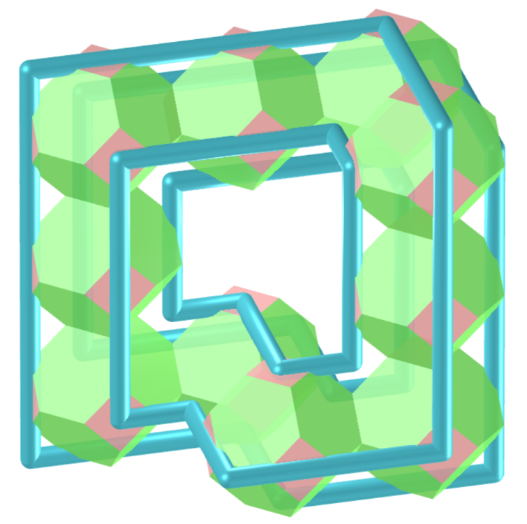 Möbius and Vélez-Jahn Toroid of Truncated Octahedron