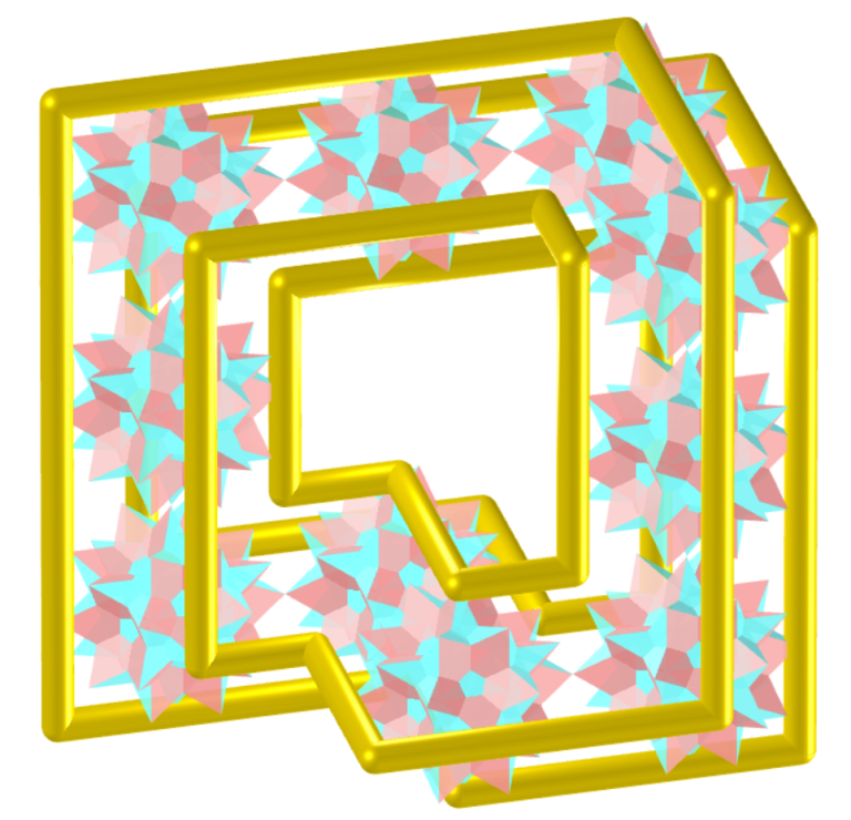 Möbius and Vélez-Jahn Toroid of great icosidodecahedron