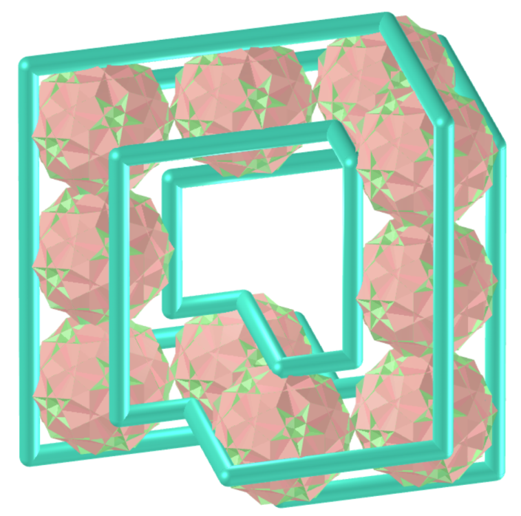 Möbius and Vélez-Jahn Toroid of Rhombicosahedron