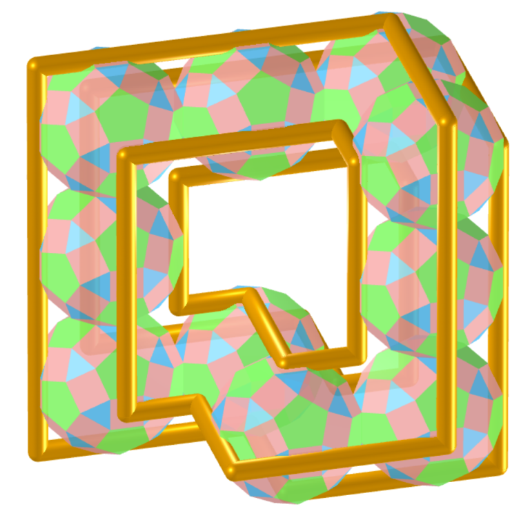 Möbius and Vélez-Jahn Toroid of Rhombicosidodecahedron