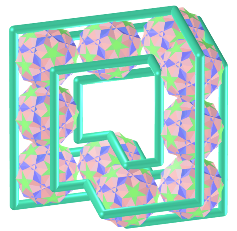 Möbius and Vélez-Jahn Toroid of Rhombidodecadodecahedron