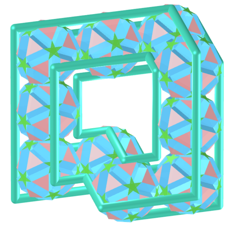 Möbius and Vélez-Jahn Toroid of Small Ditrigonal Dodecicosidodecahedron
