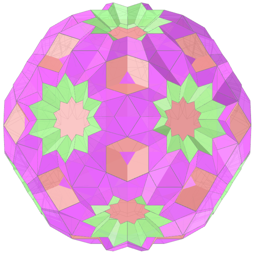 Great ditrigonal dodecicosidodecahedron toroid