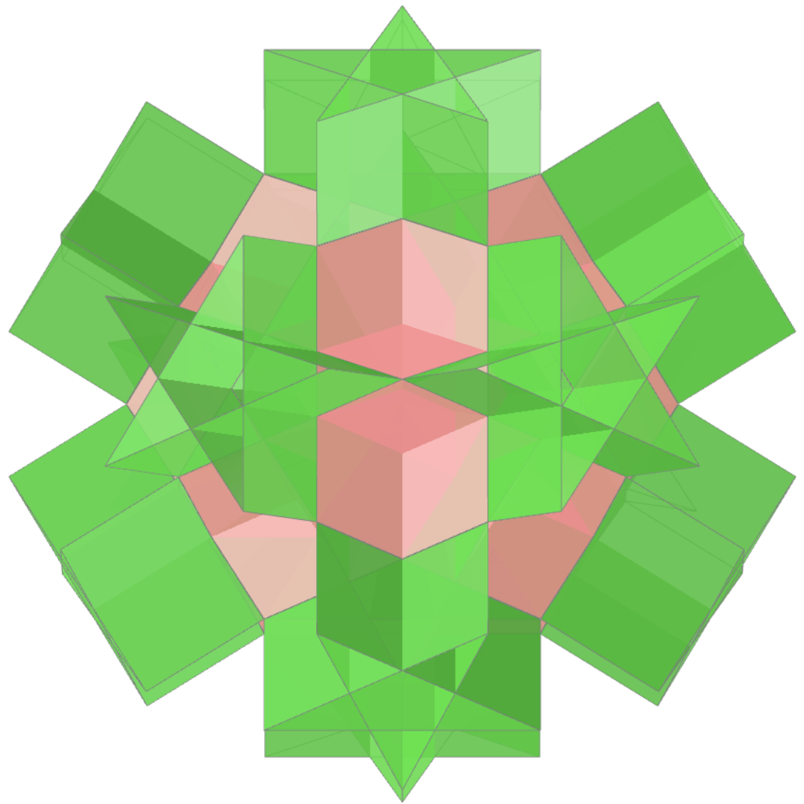 Great dodecahemicosahedron toroid