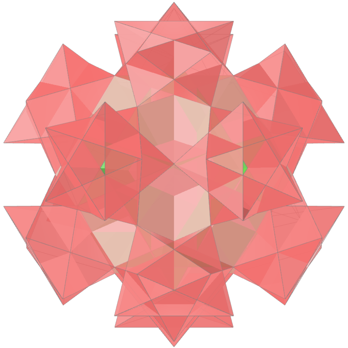 Great dodecahemicosahedron toroid