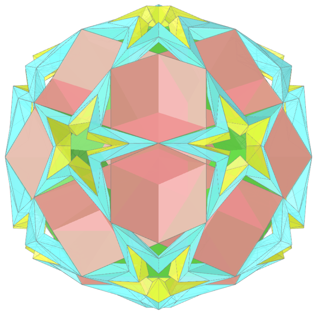 Great dodecahemicosahedron toroid
