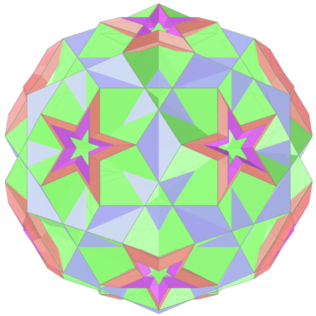 Icosidodecadodecahedron toroid