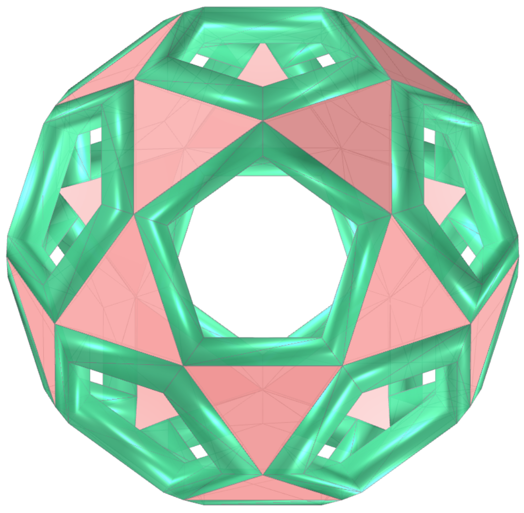 Icosidodecahedron toroid