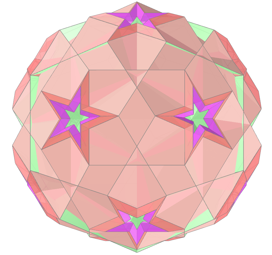 Rhombicosahedron toroid
