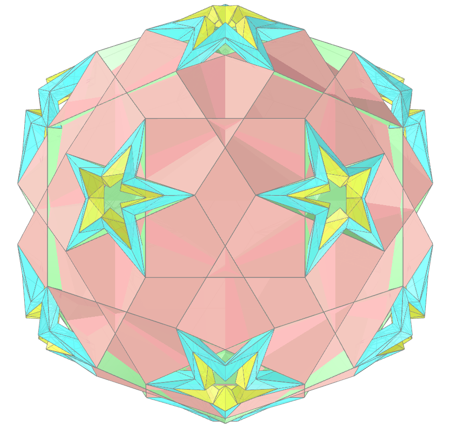 Rhombicosahedron toroid