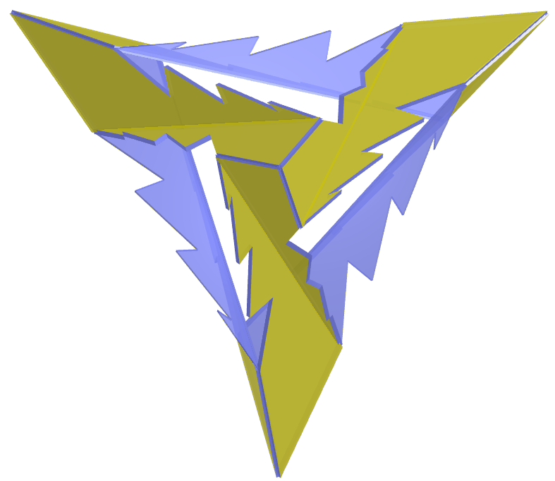 Tetrahedron toroid