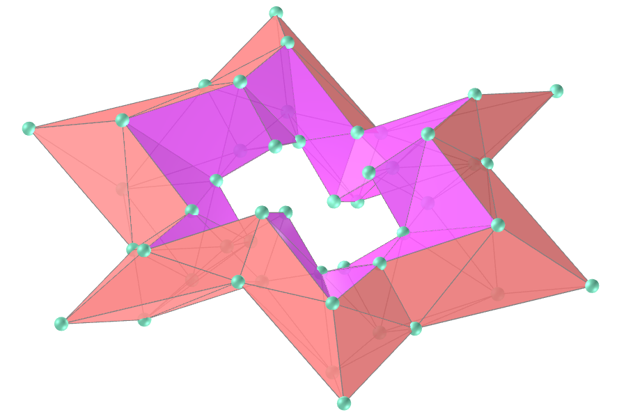 Hexagonal regular star sinusoidal tetragonal toroid