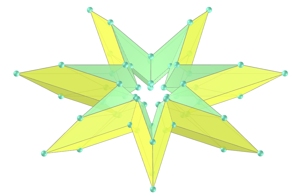 Heptagonal regular star tetragonal toroid