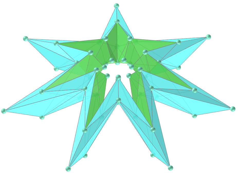 Heptagonal regular star tetragonal toroid
