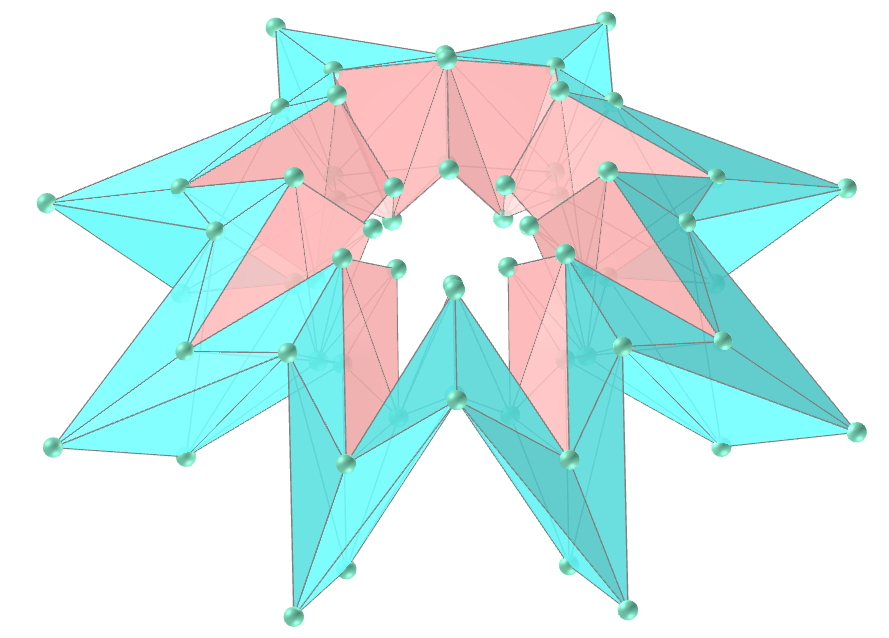 Octagonal regular star tetragonal toroid