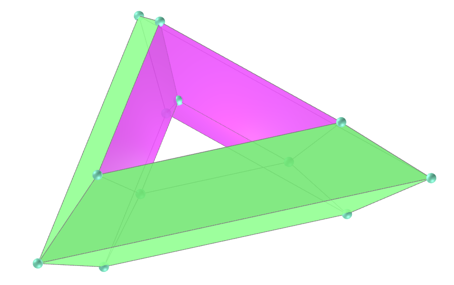 Triangular regular tetragonal toroid