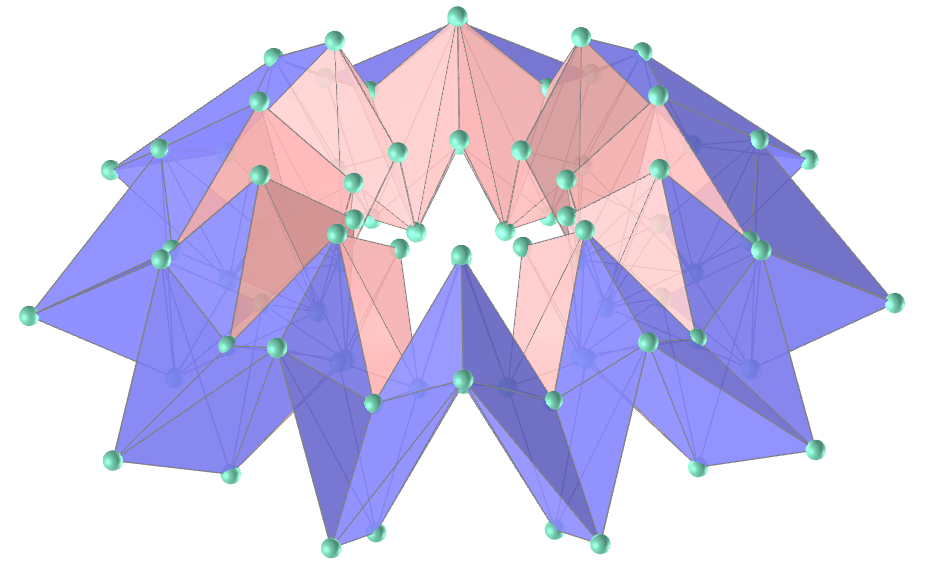 Decagonal regular star tetragonal toroid
