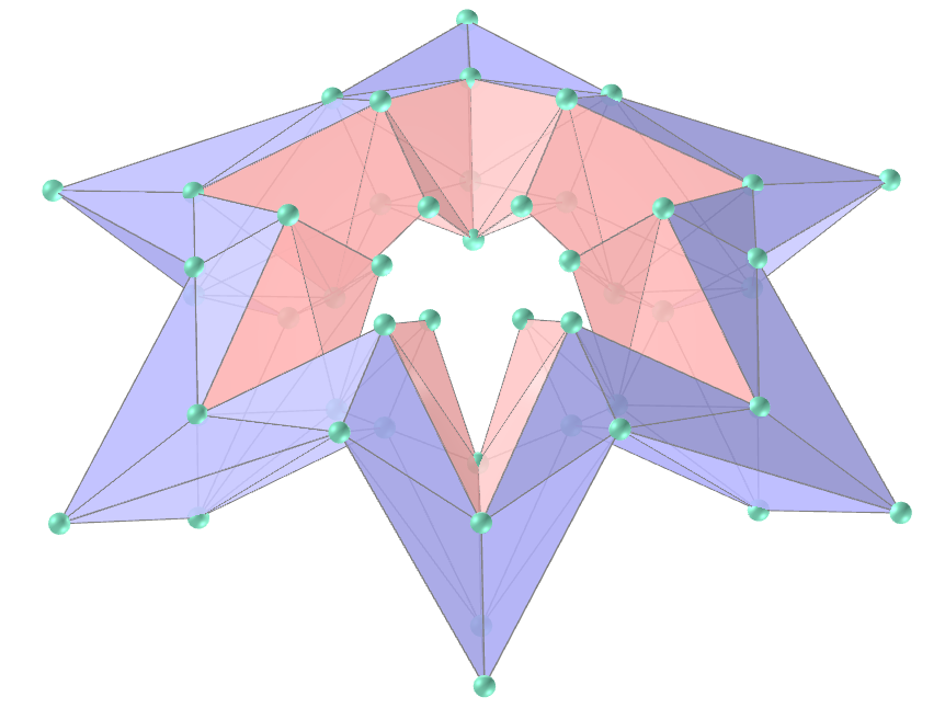 Hexagonal regular star tetragonal toroid
