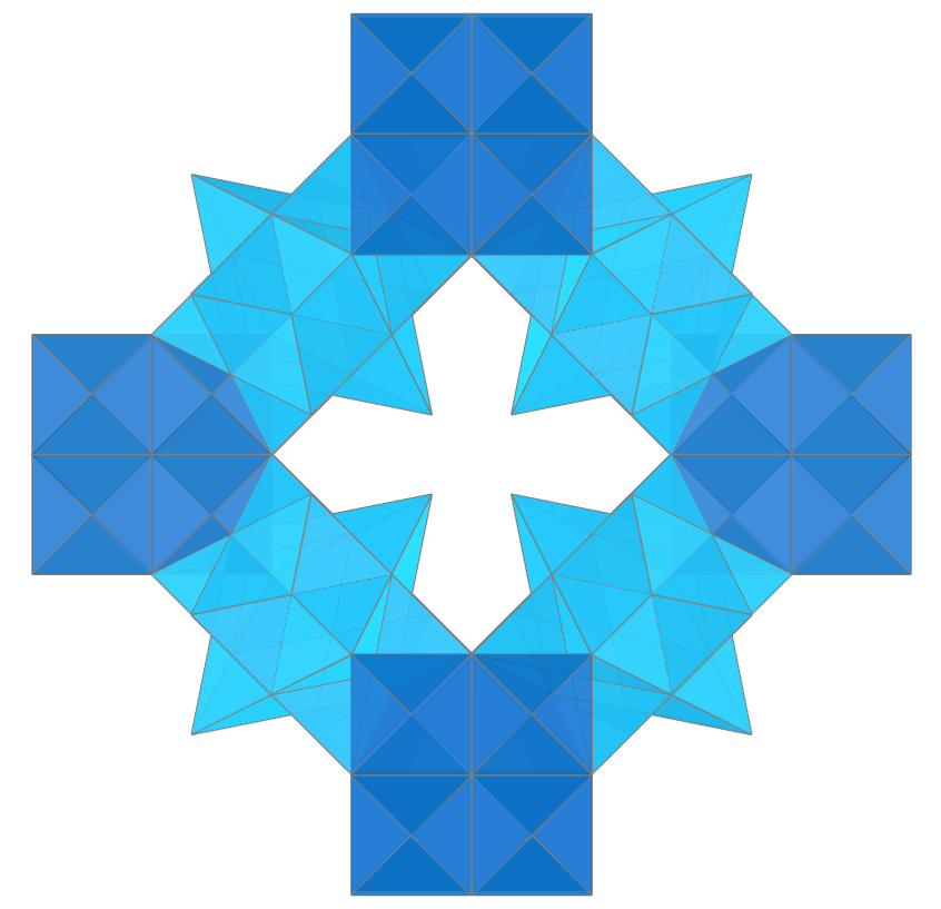 Stewart rings of Escher Solid