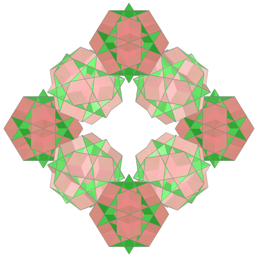 Stewart rings of Great Dodecahemicosahedron