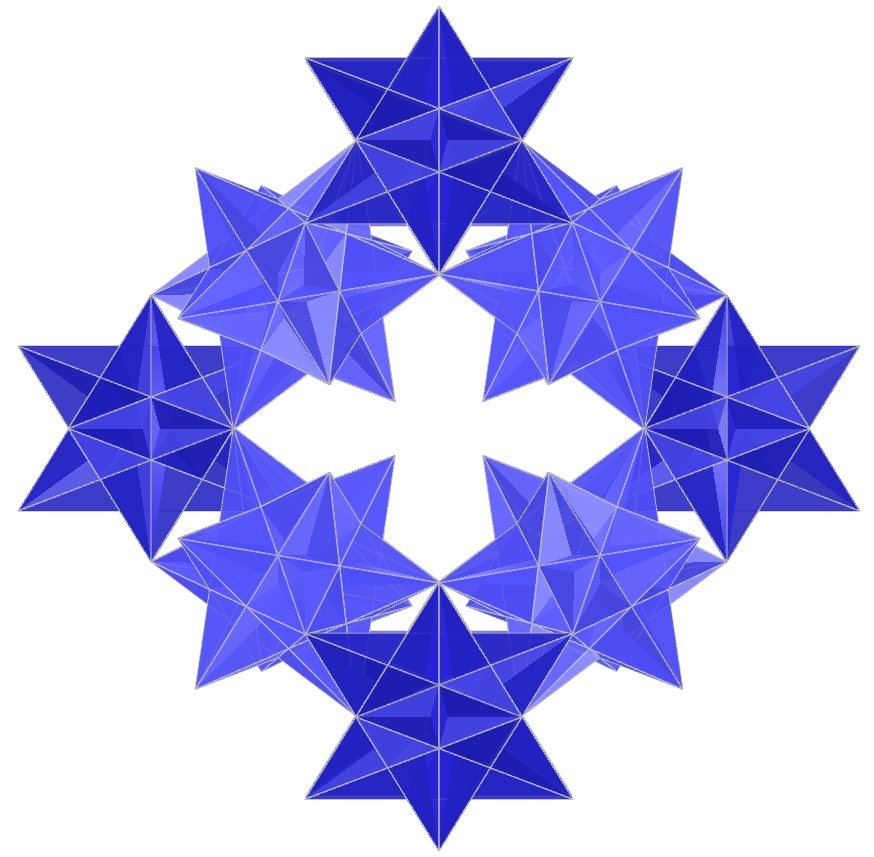 Stewart rings of Great Icosahedron