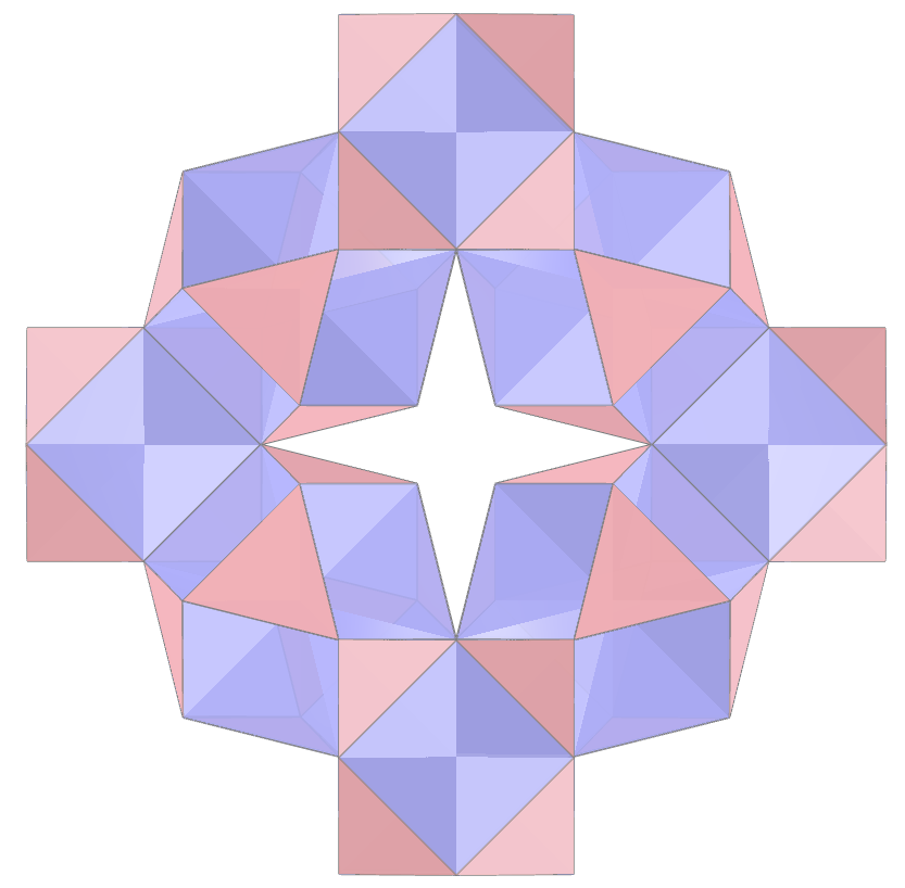 Stewart rings of Octahemioctahedron