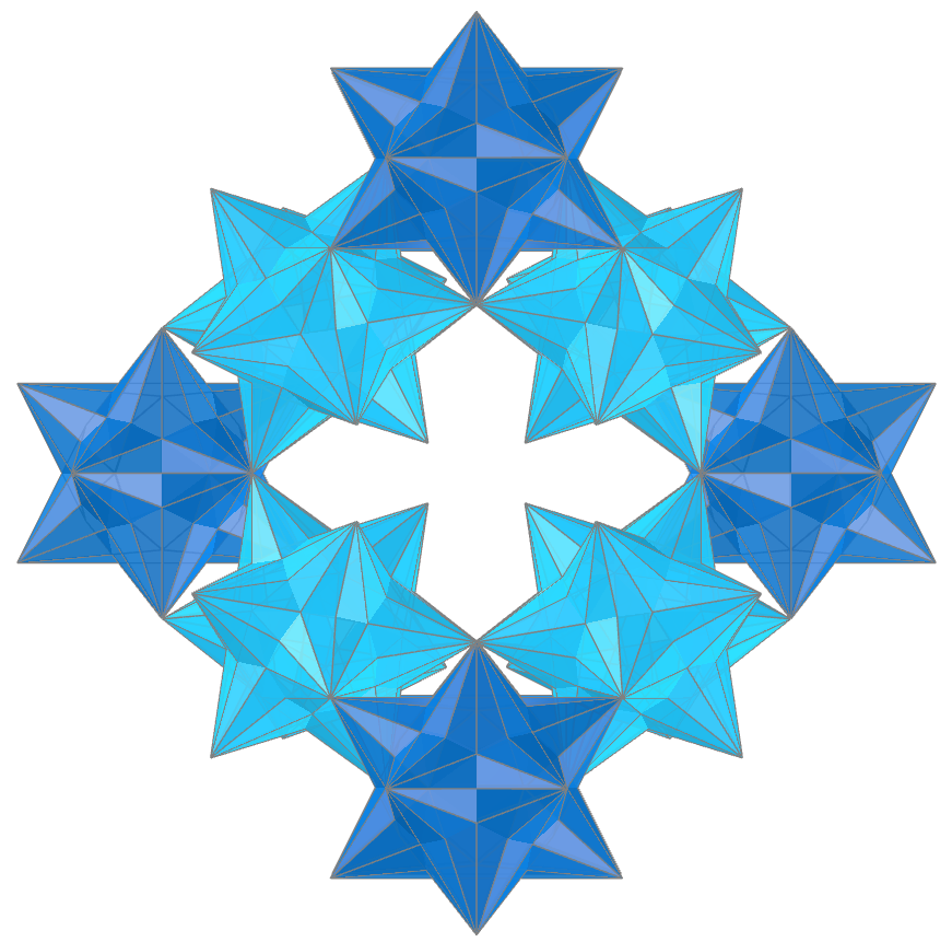 Stewart rings of Small Stellapentakis Dodecahedron