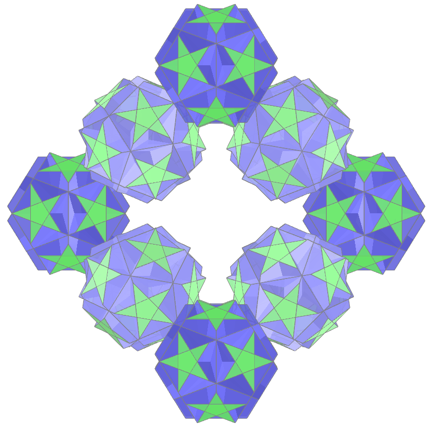 Stewart rings of Truncated Great Icosahedron