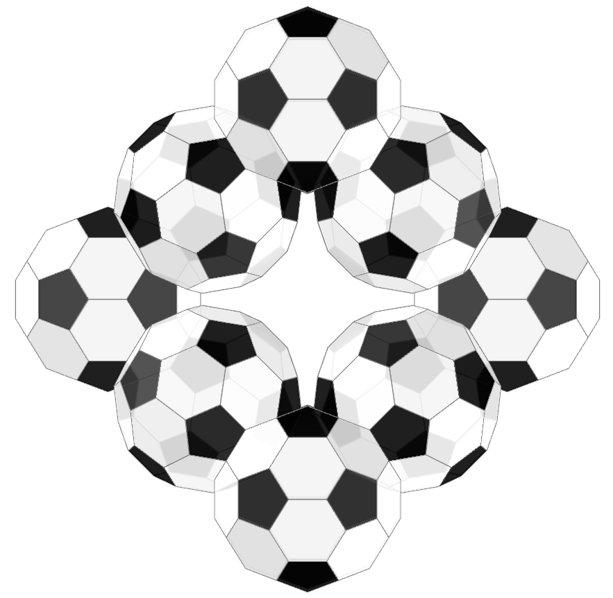 Stewart rings of Truncated Icosahedron