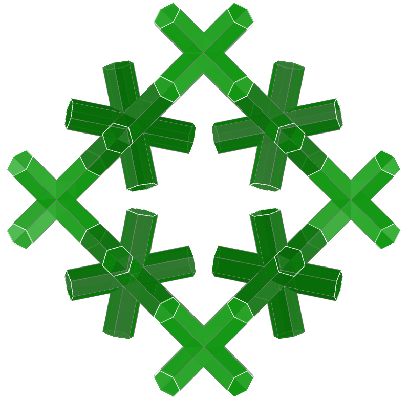 Stewart rings of Hexahemioctacron