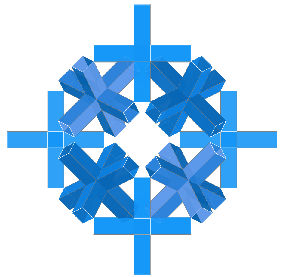 Stewart rings of Tetrahemihexacron