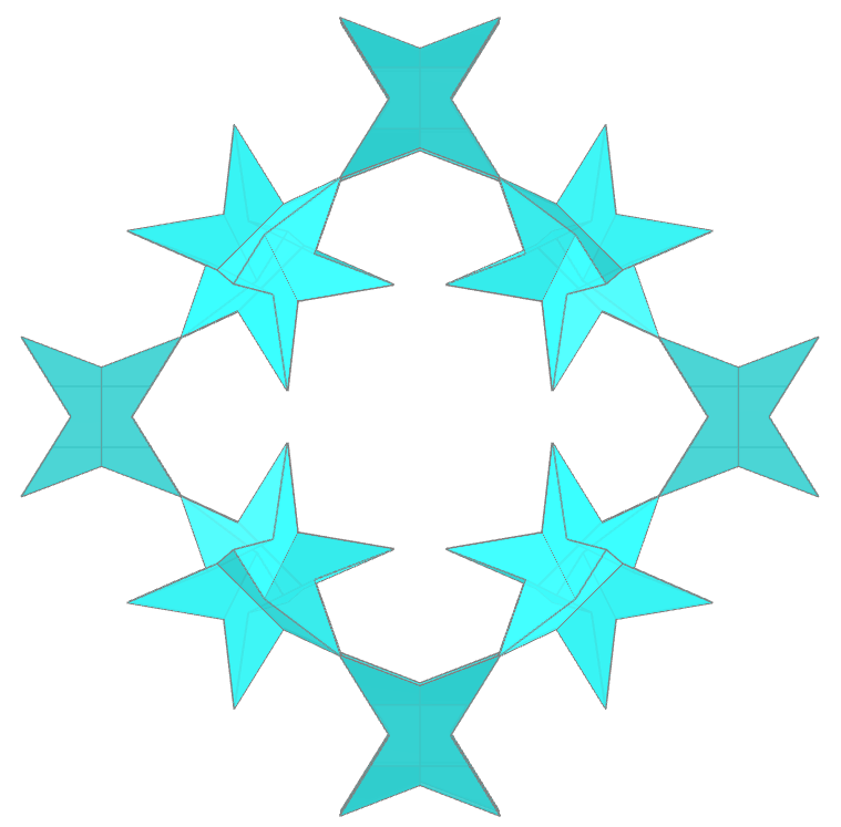 Stewart rings of Concave Dodecahedron