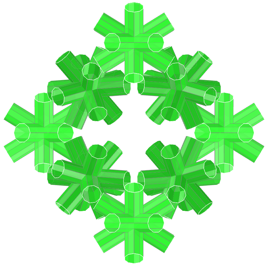 Stewart rings of Small Icosihemidodecacron