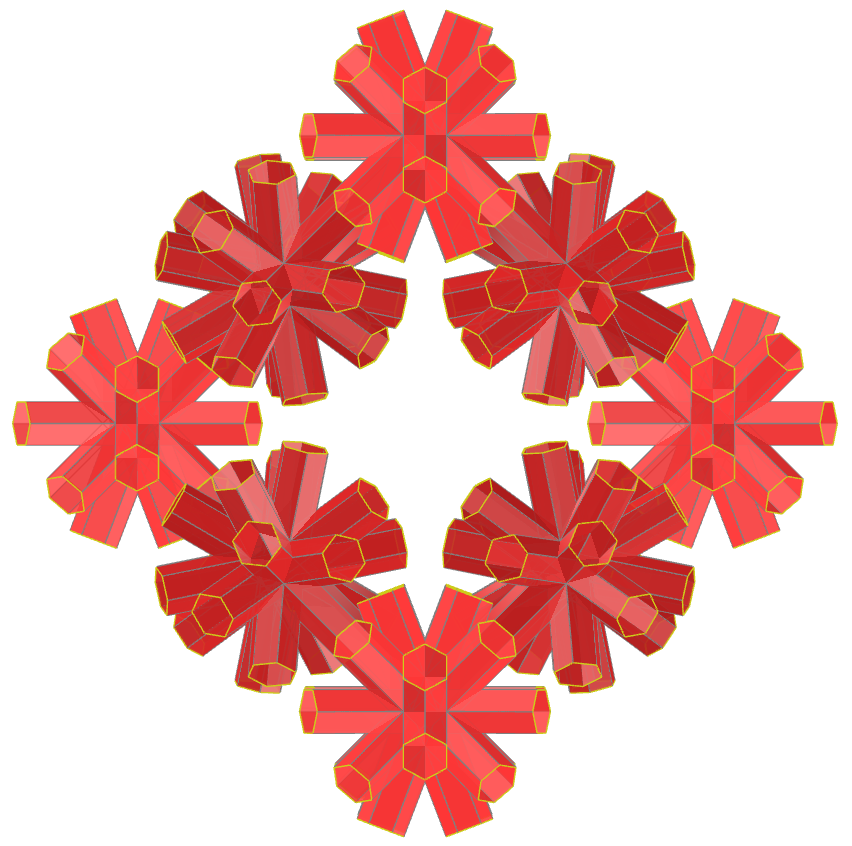 Stewart rings of Great Dodecahemicosacron