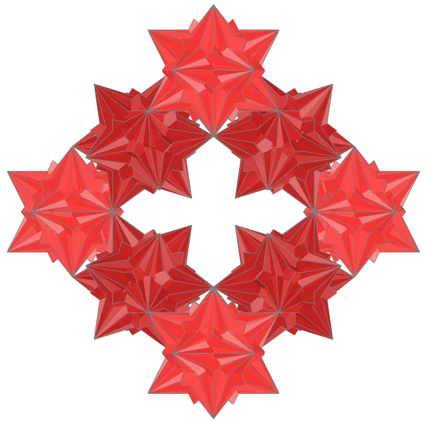 Stewart rings of Great Triakis Icosahedron