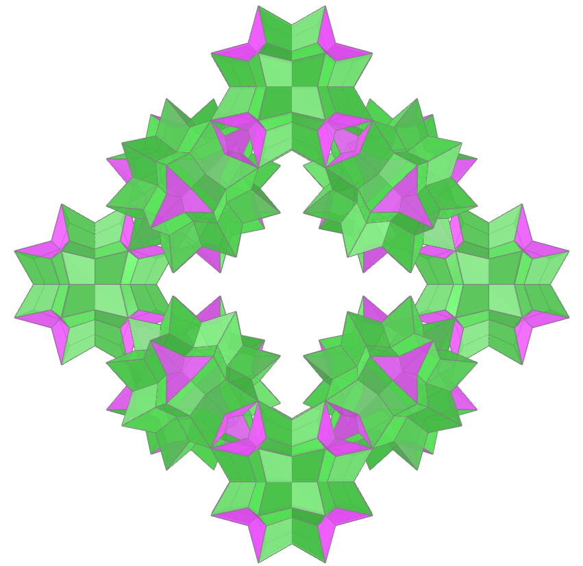 Stewart rings of Rhombicuboctahedron Kites