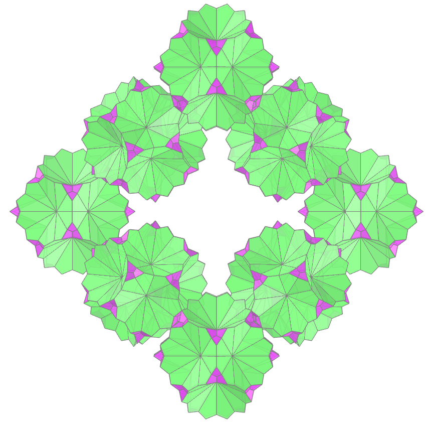 Stewart rings of Truncated Dodecahedron Kites