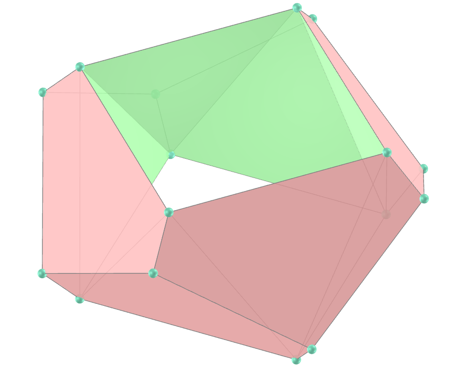 Square trapezohedron antiprism toroid