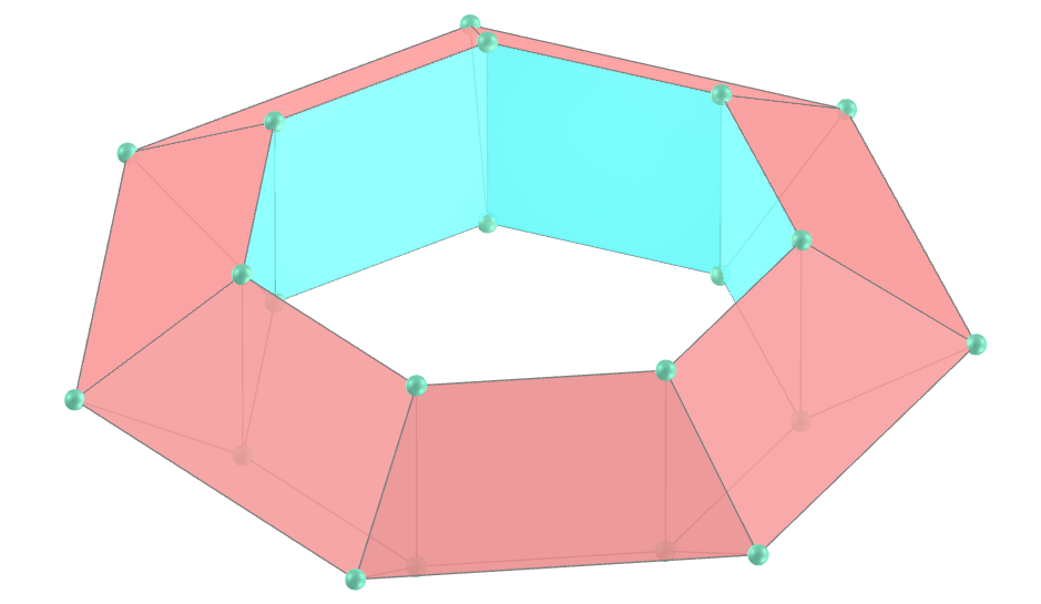 Regular heptagonal tetragonal toroid