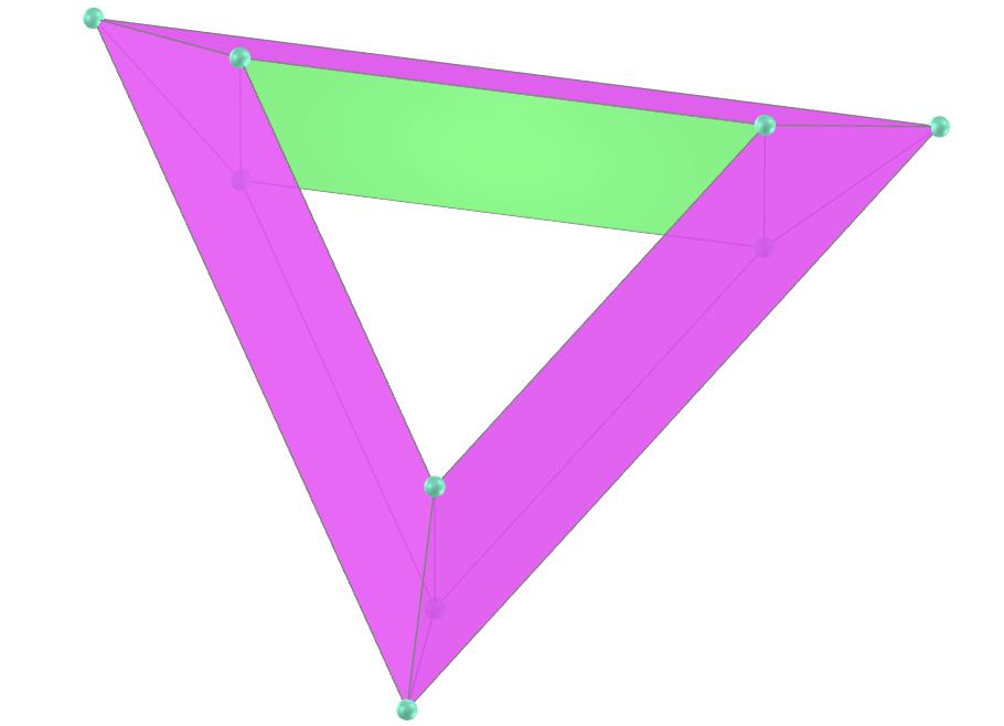 Regular triangular tetragonal toroid